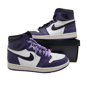 Air Jordan 1 Retro High OG Court Purple 2.0 555088-500 Men's 8 OG All Preowned